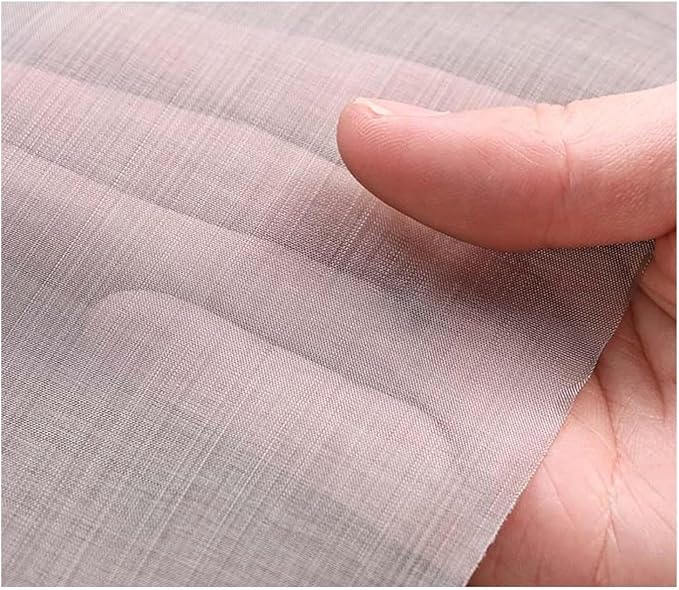 304 Stainless Steel Dual Mesh Screen Roll 60/120 Mesh, Fine Metal Filter Cloth by FIDSEJEONA