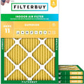 Filterbuy 17.5x21x1 Air Filter MERV 11 Superior Pet & Allergy Defense, by Filterbuy