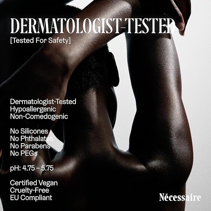Nécessaire The Body Lotion Cyprès-Citronné – Multi-Peptide Body Moisturizer for Women + Men – Non-Comedogenic Body Lotion with Niacinamide – 450ml/15.2 fl oz