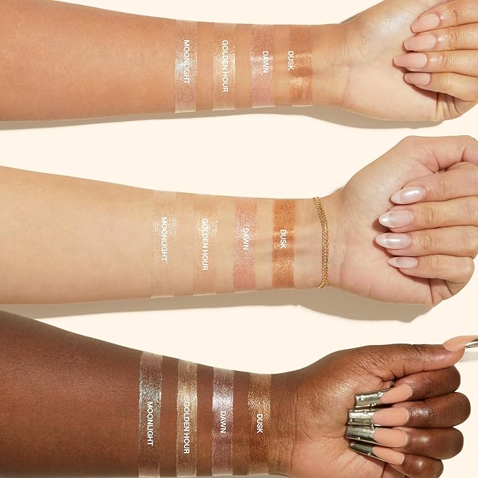 Live Tinted Hueglow Liquid Highlighter Drops - Lightweight Serum-Infused Highlighter, Non-Greasy Formula for Natural Radiance and Advanced Hydration, Moonlight, 1.7fl oz / 50mL