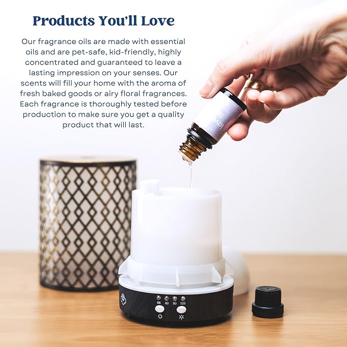 CANDECraftCo Premium Fragrance Oil – Diffuser Oils Fragrances Scented for Home, Candle Soap Making Supplies, Aromatherapy Blends for House (0.34 Fl Oz) (2-Pack, Midnight Musk)