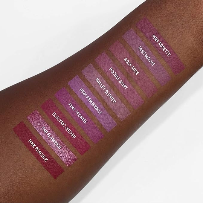 Aromi Hot Pink Metallic Liquid Lipstick | Magenta Lip Color with Shimmery Finish, Vegan, Cruelty-free, Long-Lasting and Smudge Proof (Fab Flamingo)