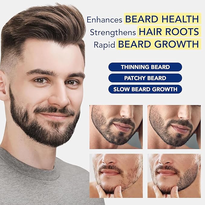 5% Minoxidil for Men Hair with Biotin, Minoxidil for Women, Minoxidil Beard Growth Oil, Minoxidil Hair Growth Serum for Men Hair Growth