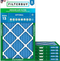 Filterbuy 12x25x1 Air Filter MERV 13 Optimal Smoke & Allergy Defense, by Filterbuy