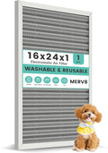 16x24x1 Reusable HVAC Furnace Air Filter, Washable Electrostatic Furnace Filter by KEYINGXUAN