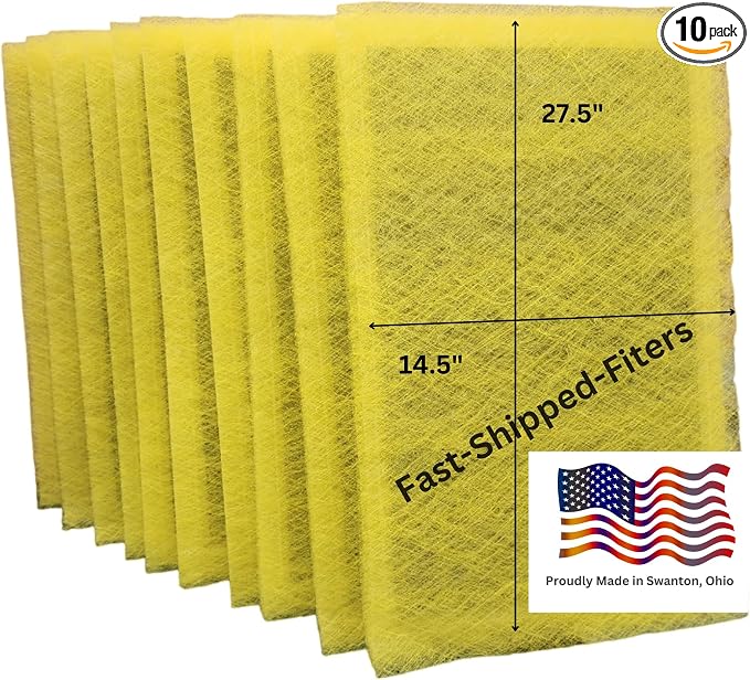 Fast-Shipped-Filters 10 Pack 16x36 Replacement Filter Pads Compatible by Unknown