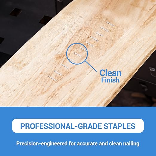 meite T-50 Staple Gun Staples, 1/2 Inch Heavy Duty Staples, Galvanized 20 Gauge - Image 6