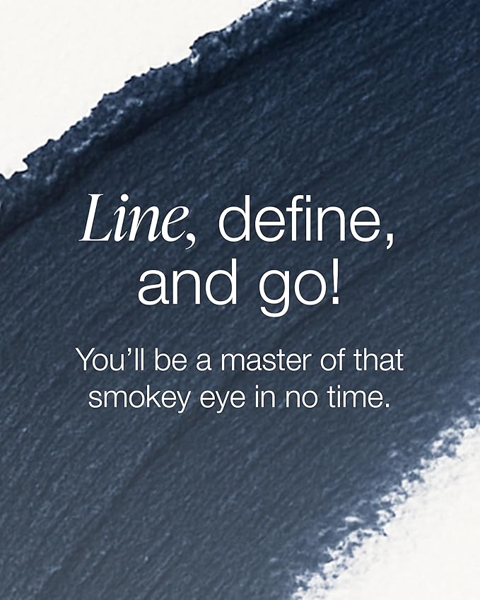 Mineral Fusion Eye Pencil (Navy Blue - Azure) - Eyeliner with Soothing Chamomile, Meadowfoam & Vitamin E - Smooth & Long Lasting, Hypoallergenic, Non-Irritating Eye Makeup