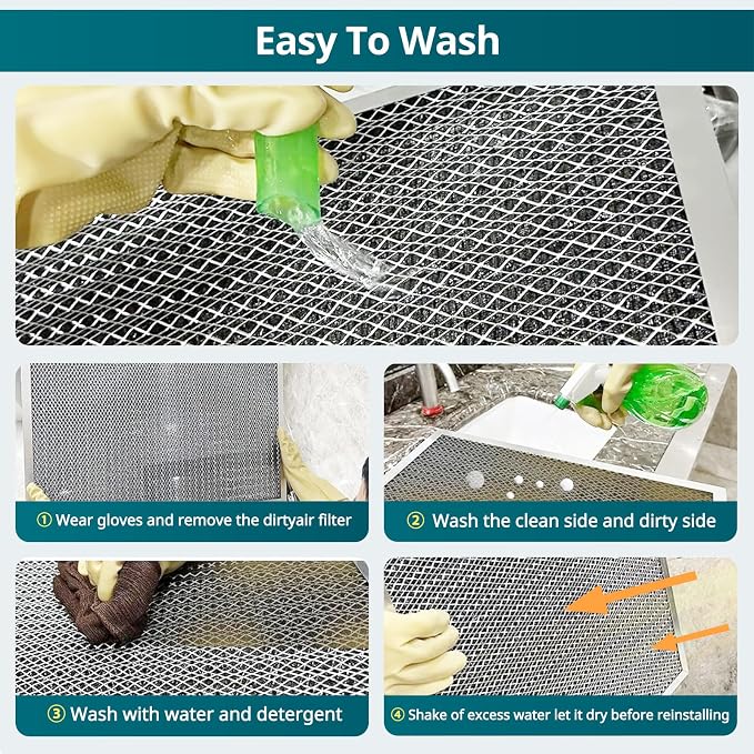 Torjim 14x24x1 MERV8 Washable & Reusable Electrostatic Air Filter, AC/HVAC - Image 6