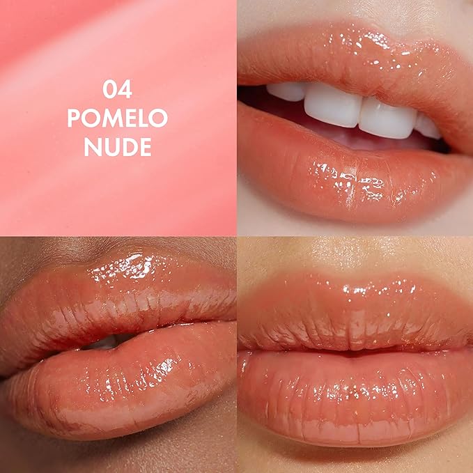 Amuse SEOUL Daisy Flower Dew Tint 04 POMELO NUDE | 35% High-moisture Water Tint, Long-lasting, Vitamin E Acetate, Moisturizing, No Peel Off, Lip Treatment, Non Sticky, Korean Lip Tint for Dry Lips
