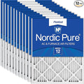 Nordic Pure 18x20x1 Pleated MERV 12 Air Filters 12 Pack by NordicPure