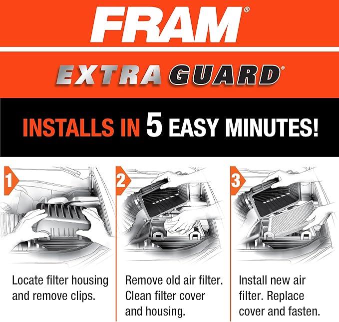 FRAM Extra Guard CA8755A Replacement Engine Air Filter - Image 7
