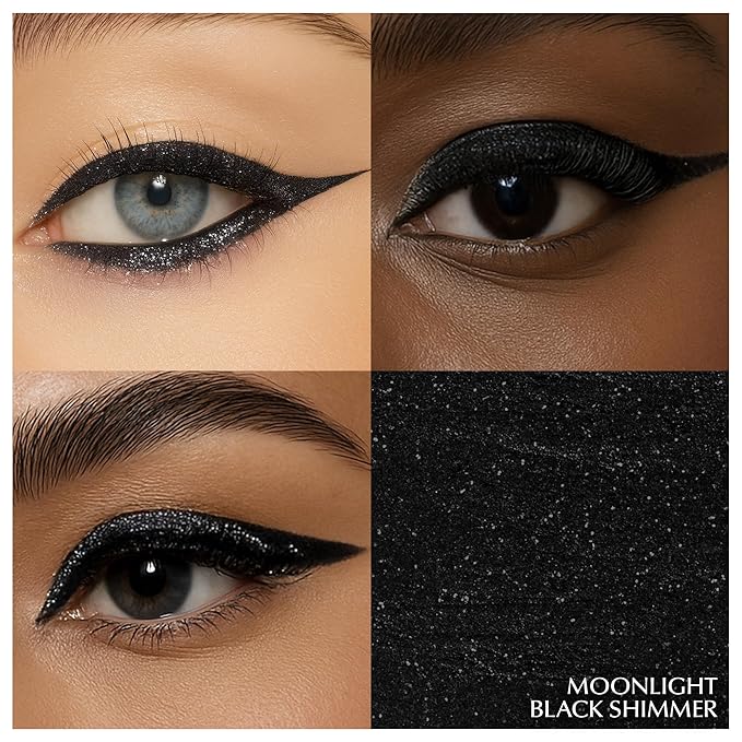 EPILYNX Eyeliner Pencil - Long Lasting Smudge Proof & Waterproof Eyeliner Pencil - Eye Liner Pencils - Hypoallergenic, Vegan, Gluten-Free Eye Pencil - Moonlight Black Shimmer, 1.2ml