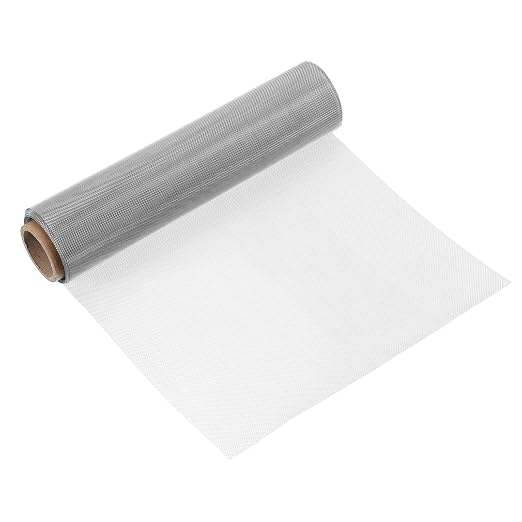 uxcell 30 Mesh 79" x 16" Woven Wire Mesh, 304 Stainless Steel Air Vent Filter - Image 7