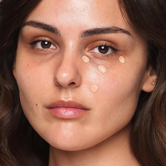 Jouer Essential High Coverage Liquid Concealer - Brightening Concealer - Color Corrector for Under Eye Dark Circles, Spot Coverage, and Eye Primer - Soft Matte Finish, Macaron
