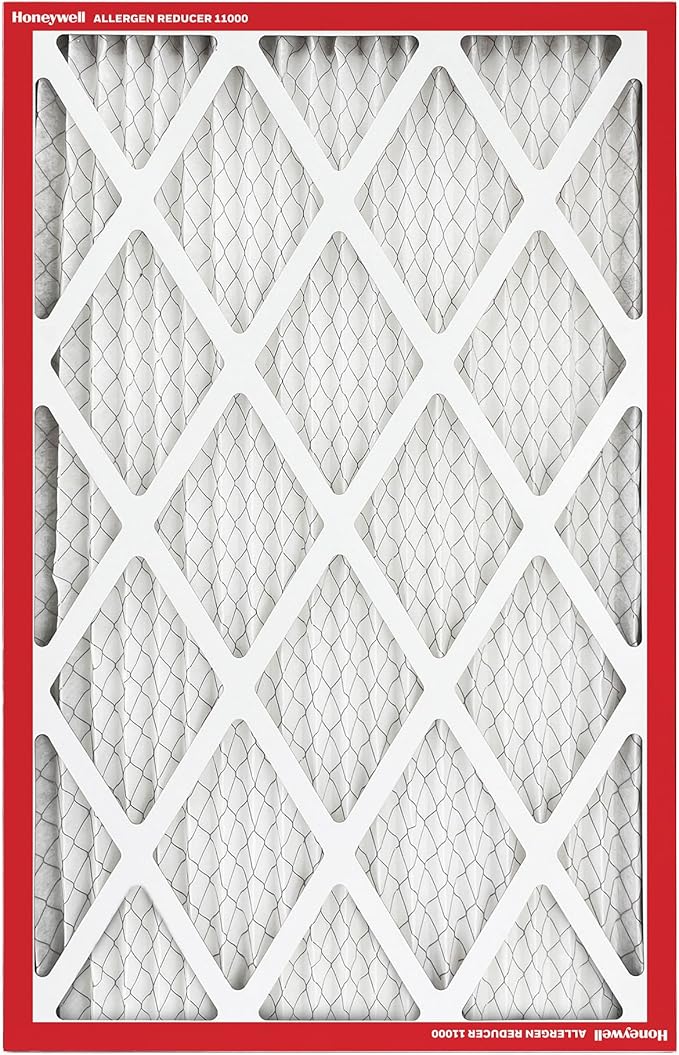 Honeywell 12x24x1 MERV 11 Allergen Reducer 11000 Electrostatic Pleated HVAC AC - Image 2