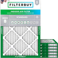 Filterbuy 16.5x21.5x1 Air Filter MERV 8 Essential Dust & Allergy Defense by Filterbuy
