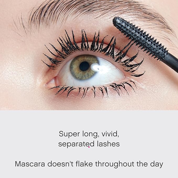 Vivienne Sabó Cabaret Premiere Black Mascara, Volume and Length, Defining, Curling, No Flaking, No Clumping, Smudge Proof, Washable, Cruelty-Free, Made in Europe, (01 Black), 0.6 Fl Oz, 2 Pack