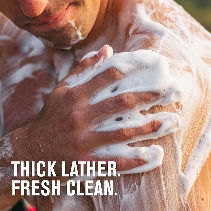 Every Man Jack Nourishing Pacific Cypress Mens Body Wash for All Skin Types - Naturally Derived Ingredients - Cleanse and Hydrate Skin with Coconut and Glycerin - 24oz 2 Bottles