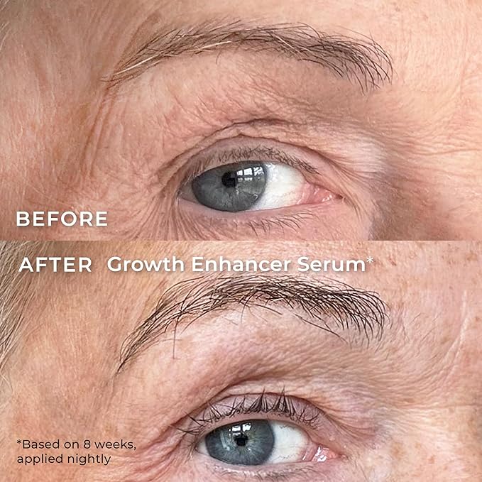 Wunderbrow Growth Enhancer Brow & Lash Serum, 2-in-1 Growth Serum For Fuller, Thicker, Healthier Eyebrows & Eyelashes, Clinically Tested Formula, Visible Results in 6-8 weeks