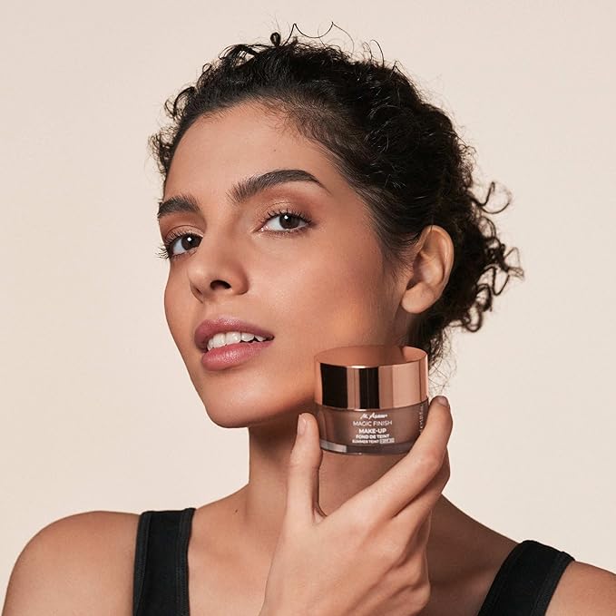 M. Asam Magic Finish Summer Teint Make-Up Mousse (1.01 Fl Oz) – 4in1 Primer, Foundation, Concealer & Powder With Buildable Coverage, Hides Redness And Dark Spots, Vegan, For Medium To Deep Skin Tones