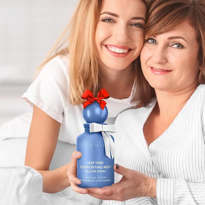 Pillow Spray Calming and Relaxing Pillow Linen Mist Vanilla Cedarwood Essential Oils Stress Relief Aromatherapy Sleep Bedtime Shower Spray Luxury Gift