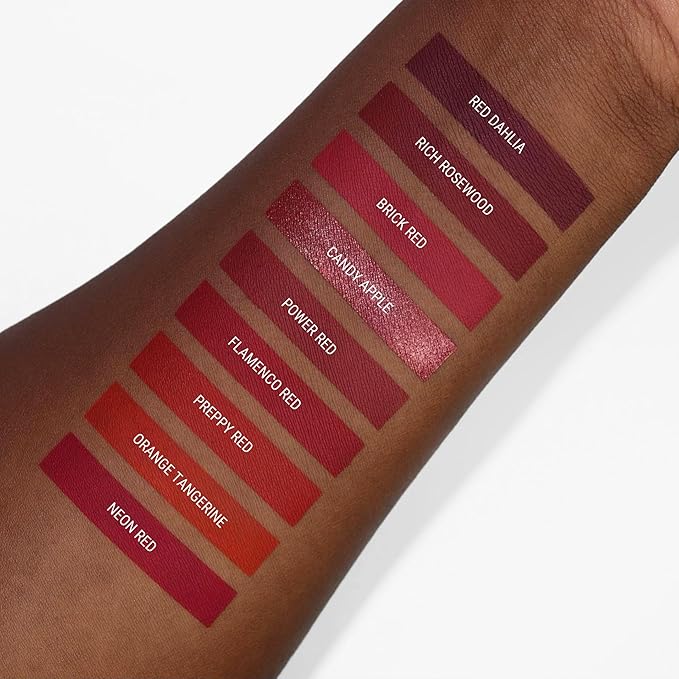 Aromi Brick Red Matte Liquid Lipstick | Warm, Earthy Burgundy Lip Color, Long-lasting and Kiss-Proof, Vegan, Cruelty-free, Waterproof, Handmade (Brick Red)