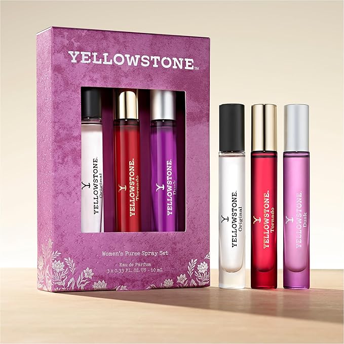 Tru Fragrance Beauty Yellowstone Women's Purse Spray Set
