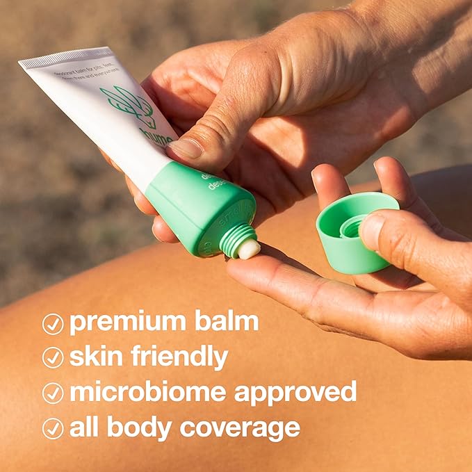 Hume Supernatural Invisible Whole Body Deo Balm - Full Body Protection - Aluminum Free, No Baking Soda - Anti-Chafing Odor Control - Clinically Tested on Sensitive Skin (Desert Bloom, 3-Pack)