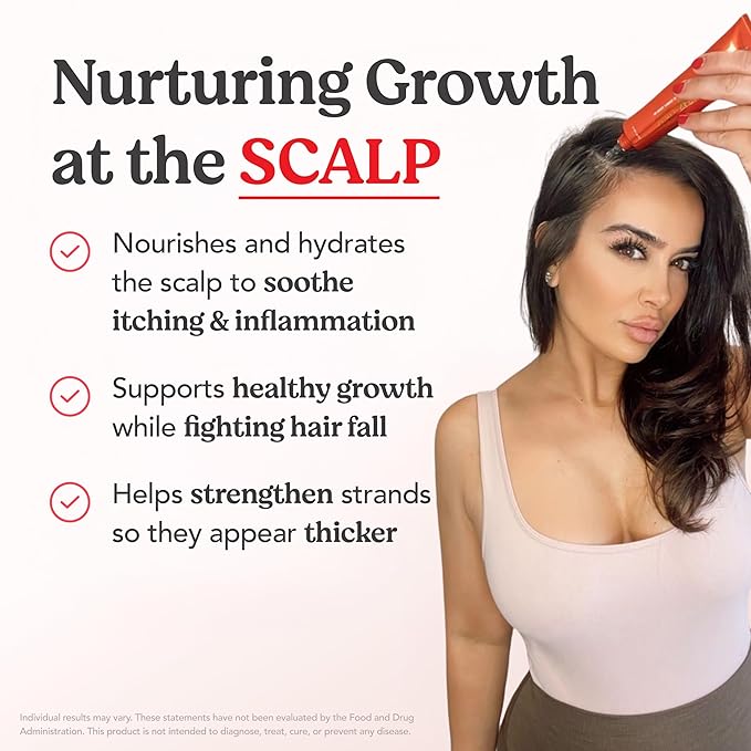 HAIRtamin Scalp Serum | Visibly Thicker, Nourished Hair and Healthy Scalp Treatment (Two Pack)