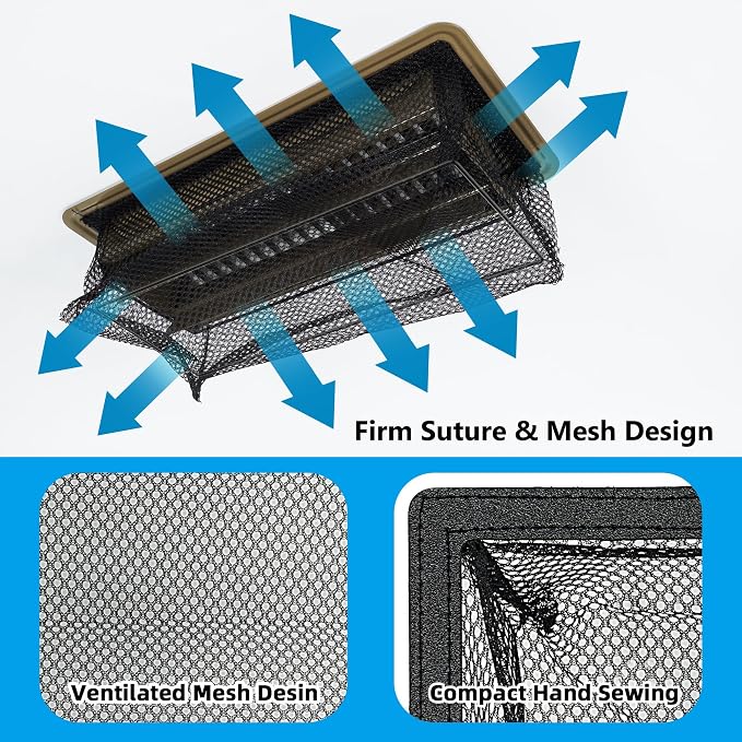 Floor Vent Screen Net for Home Floor, Floor Register Cover Trap 4 x 12 Inch - Image 5