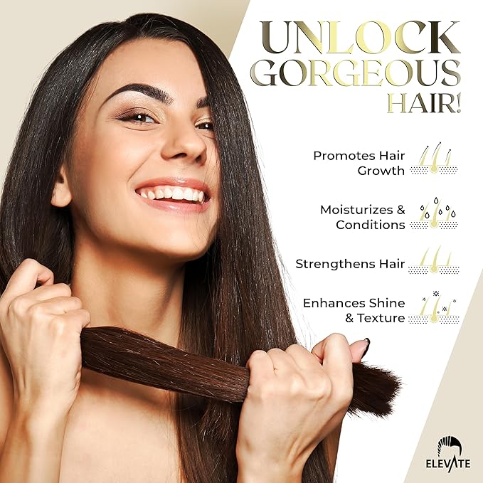 Elevate Batana Oil for Hair Growth | 100% Pure & Natural Raw Dr. Sebi Organic Oil from Honduras | Cold Pressed Chemical-Free for Thickness & Scalp Care Skin | Thicker Stronger Hair 4 Fl Oz 2 Pack