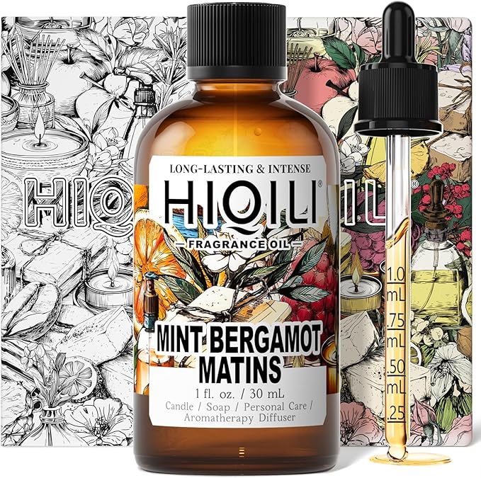 HIQILI Mint Bergamot Matins Fragrance Oil - 1 Fl Oz