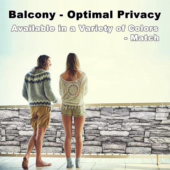 Privacy Screen 2' x 6.6' UV Protection Weather-Resistant Outdoor Dog Fence - Image 2