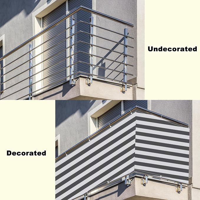 Fence Privacy Screen 2.5' x 6.6' UV Protection Weather-Resistant Outdoor - Image 8