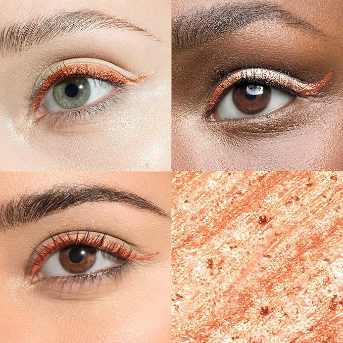 Julep When Pencil Met Gel Sharpenable Multi-Use Longwear Eyeliner Pencil - Tangerine Shimmer - Transfer-Proof - High Performance Liner