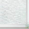 Volcanics Privacy Film - Frosted Glass, Removable Window Clings for Home Office, Static Cling Opaque Stickers, UV Blocking 23.6 x 78.7 Inches