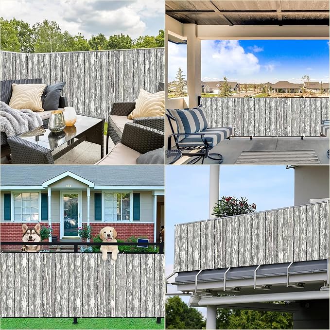 Privacy Fence 2.5' x 19.7' Heavy Duty 165 GSM HDPE Privacy Fence Panels - Image 7