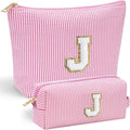 YOOLIFE Birthday Gift for Girls Makeup Bag Cosmetic Bag Teacher Gifts for 3 4 5 6 7 8 9 10 11 12 13 Year Old Girls Pink J