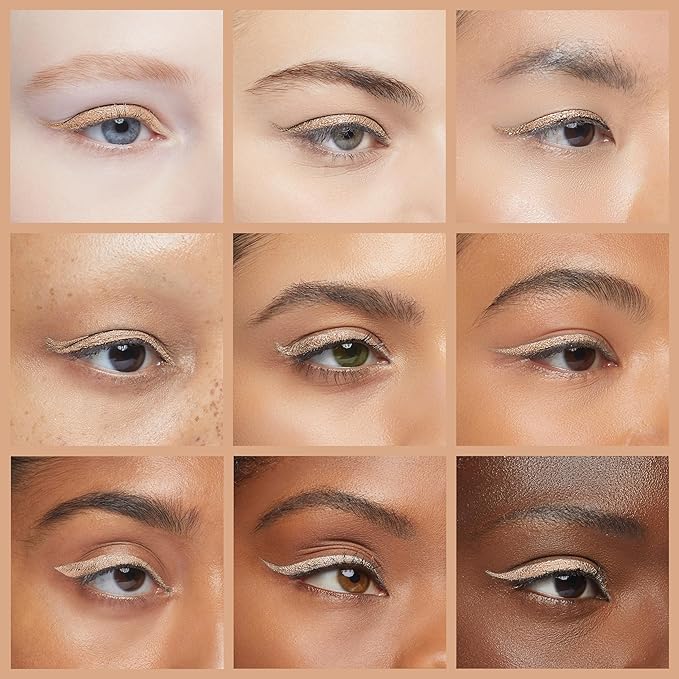 LAURA GELLER NEW YORK INKcredible Gel Eyeliner - Beige to Beige - Waterproof Smudge-proof Eyeliner Pencil - Built in Sharpener