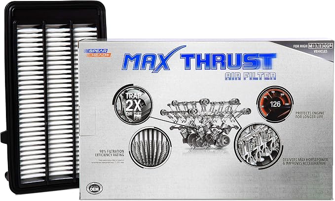 Spearhead Max Thrust Engine Air Filter Replacement | Fits 2016-21 Civic 1.5L by SPEARHEAD