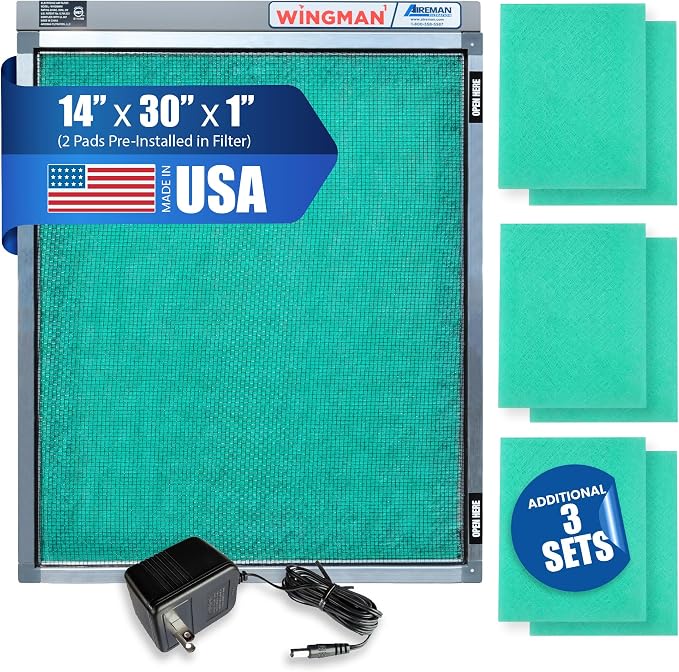 14x30x1 Polarized Media Electronic Air Filter by WINGMAN1
