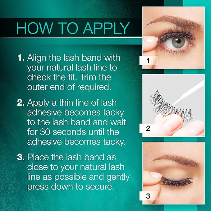 Ardell False Eyelashes, Natural Lashes 110 - Lightweight Reusable Strip Lashes, Eye-Lifting Effect, 5 Pairs + Bonus Pair