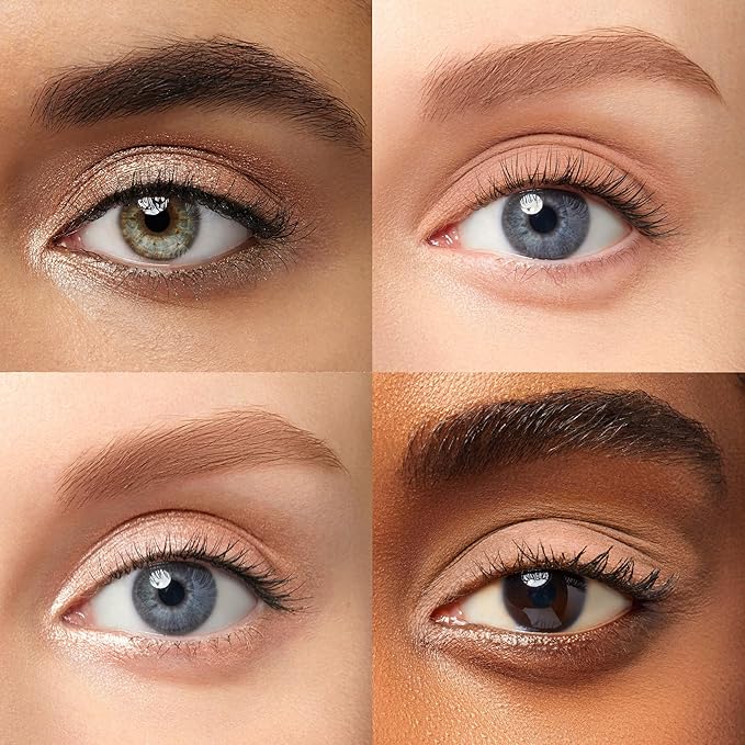 Julep Eyeshadow 101 Crème-to-Powder Waterproof Eyeshadow Stick Duo – Long-Lasting, Crease-Proof, Easy Apply with Built-in Smudger - Desert & Champagne