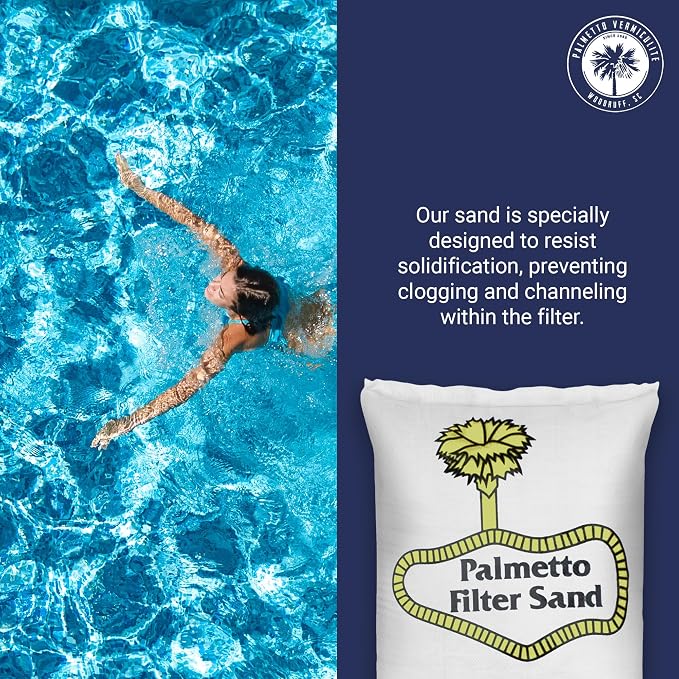 Palmetto Swimming Pool Filter Sand, 50 lb Bag – Natural Silica - Image 4