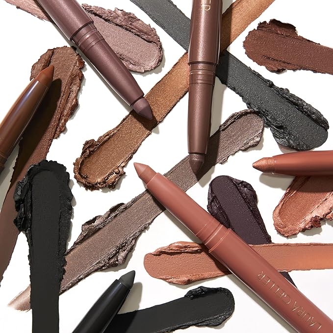 LAURA GELLER NEW YORK Kajal Longwear Kohl Eyeliner Pencil with Caffeine, Smooth & Blendable Makeup, Deep Black