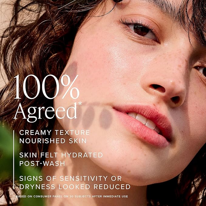 Farmacy Gentle Creamy Face Cleanser - Hydrating Facial Cleanser to Nourish + Help Remove Makeup + Impurities - Enriched with Aloe + Moringa Oil to Soothe, Purify + Refresh Skin (150ml)