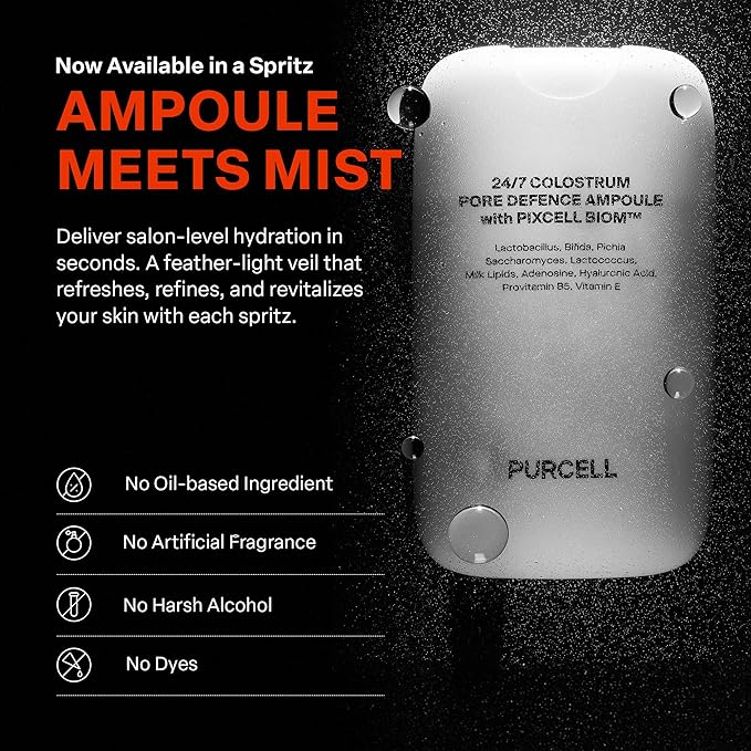 24/7 Colostrum Ampoule Mist (White, 1.85 fl oz (Pack of 2))