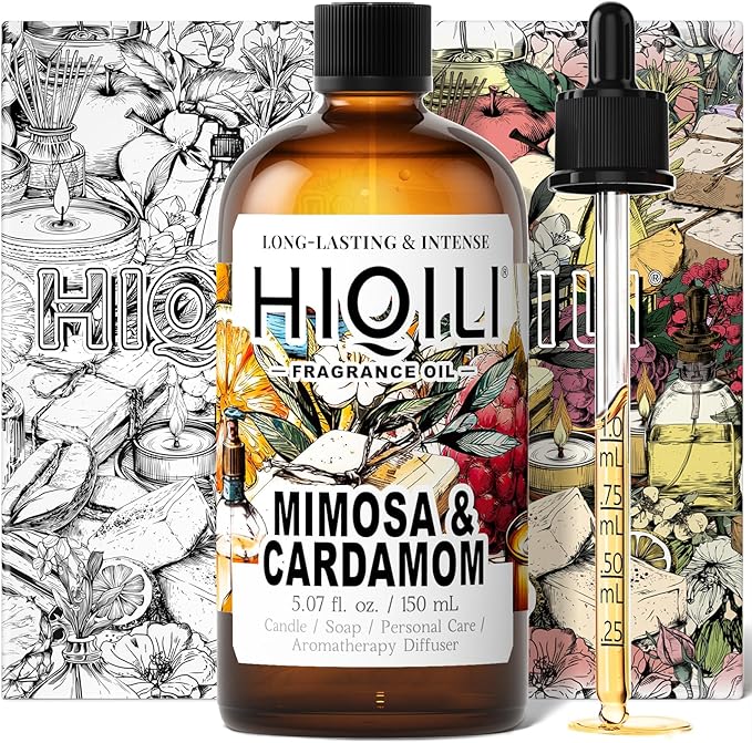 HIQILI Mimosa & Cardamom Fragrance Oil - 5.07 Fl Oz