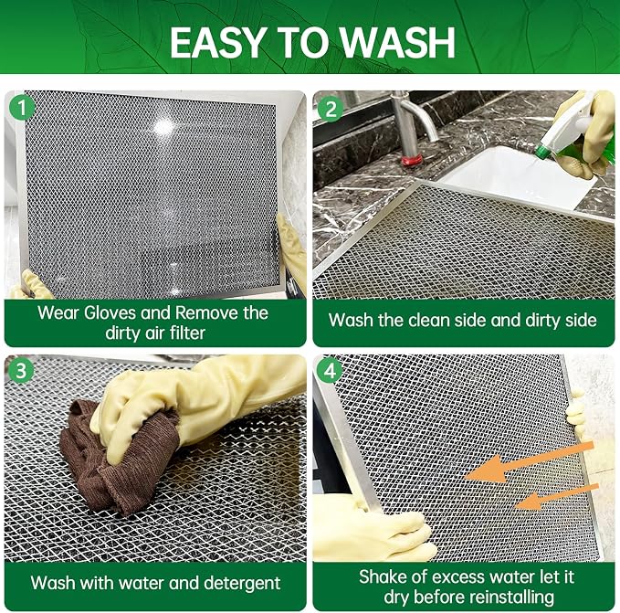 20x30x1 Air Filter Electrostatic Filter Reusable Washable HVAC AC Furnace Filter - Image 7